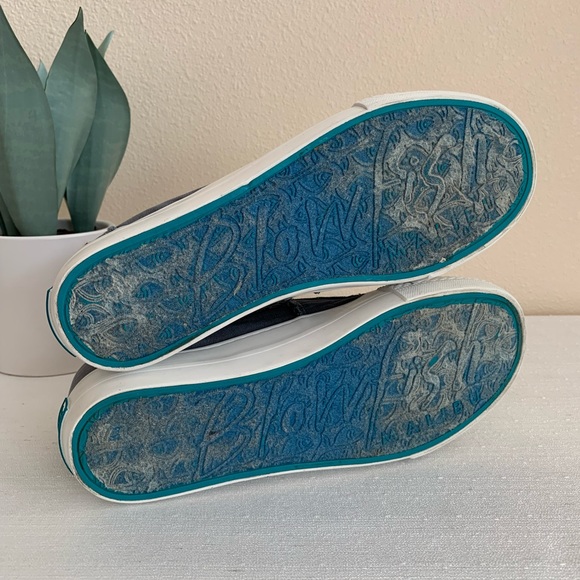 Blowfish Malibu Mamba Gray Washed Canvas Platform Sneakers Woman’s 8.5 - Picture 14 of 14